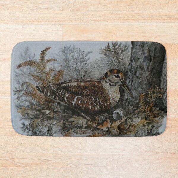 Item preview, Woodcock and two chicks by Rita E Whitaker designed and sold by Collector-RB.