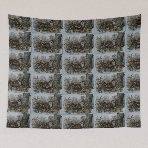 Item preview, Woodcock and two chicks by Rita E Whitaker designed and sold by Collector-RB.