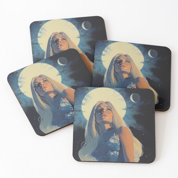 Item preview, Celestial Moon Goddess Fantasy Art designed and sold by Not Hugo.