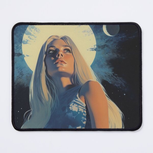 Item preview, Celestial Moon Goddess Fantasy Art designed and sold by Not Hugo.