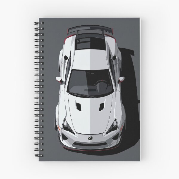 Item preview, Lexus LFA V10 Supercar Top View Vector Illustration designed and sold by Motorline44.
