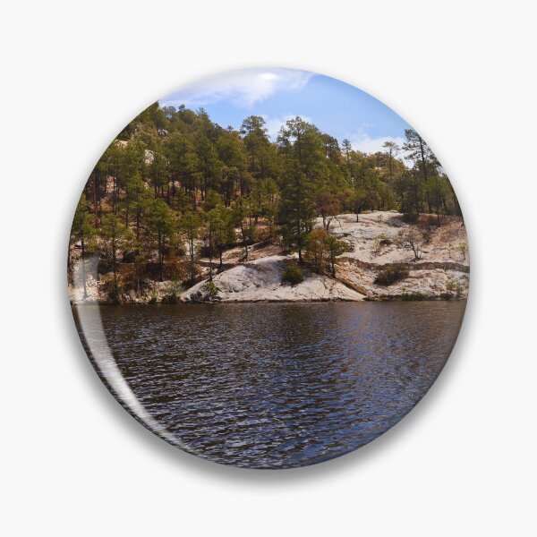 Item preview, Serene Pine-Filled Lakeshore designed and sold by Phakade's Photos.