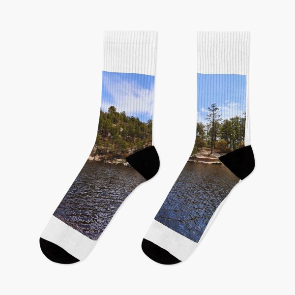 Item preview, Serene Pine-Filled Lakeshore designed and sold by Phakade's Photos.