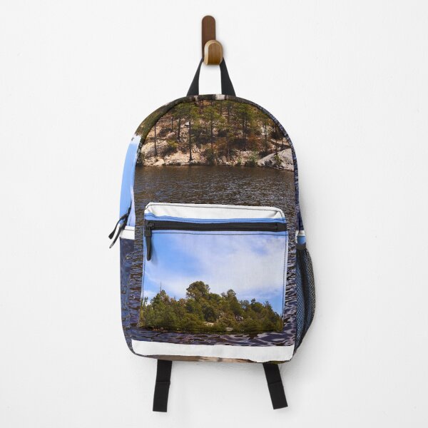 Item preview, Serene Pine-Filled Lakeshore designed and sold by Phakade's Photos.
