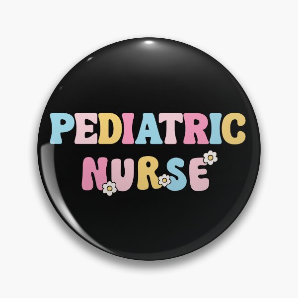 Item preview, Pediatric Nurse Pastel Colorful Text Cute Small Flower Aesthetic RN designed and sold by medoutfits.