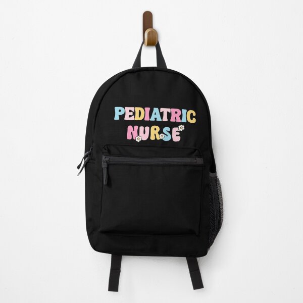 Item preview, Pediatric Nurse Pastel Colorful Text Cute Small Flower Aesthetic RN designed and sold by medoutfits.