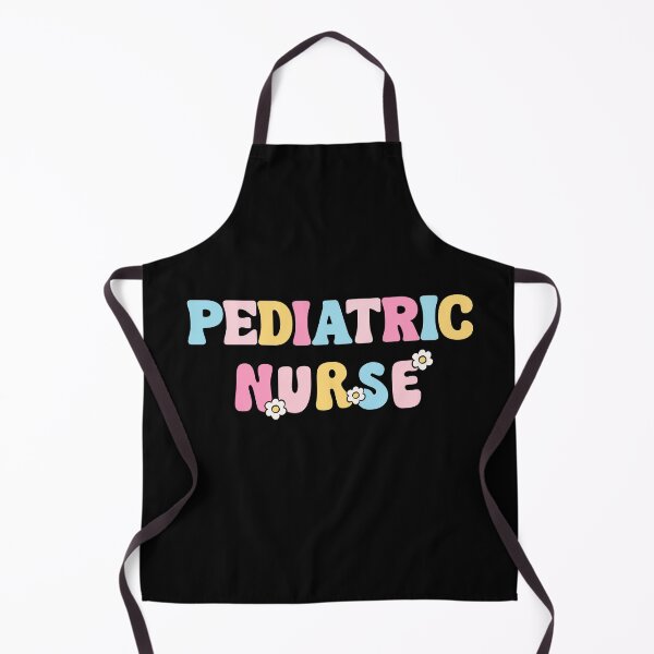 Item preview, Pediatric Nurse Pastel Colorful Text Cute Small Flower Aesthetic RN designed and sold by medoutfits.