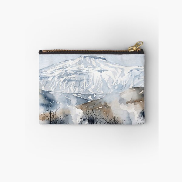 Item preview, Geothermal Iceland - Winter Landscape — Watercolour Style Portrait designed and sold by InkAndLatitude.