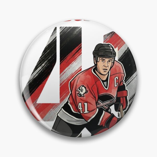Item preview, Stu Barnes 41 Retro Buffalo Hockey Captain Art designed and sold by Thogan0416.