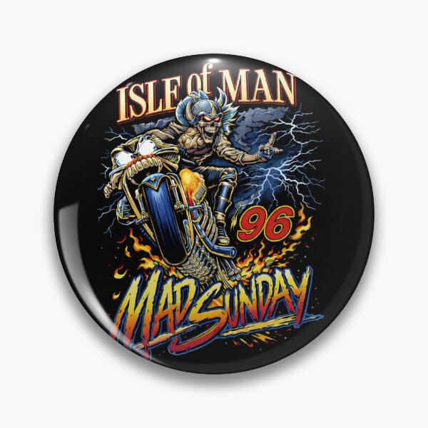 Item preview, Isle of Man Mad Sunday Vintage Motorbike art  designed and sold by manxmotorcycles.
