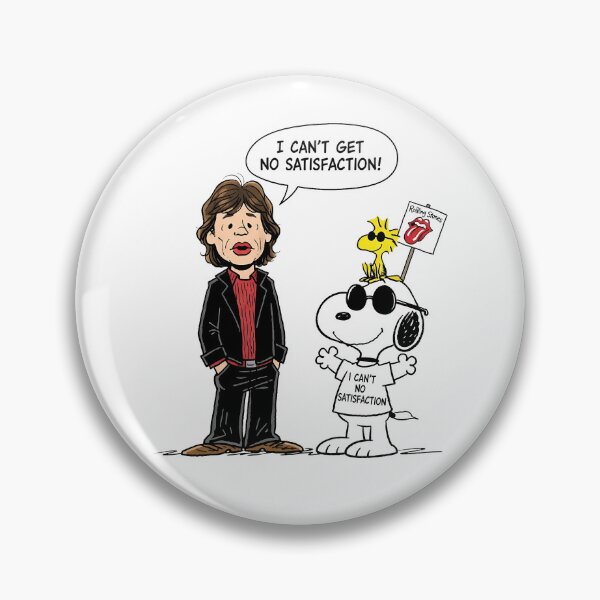 Item preview, Mick Jagger x Snoopy I Can't Get No Satisfaction designed and sold by Peggy D Schafer.