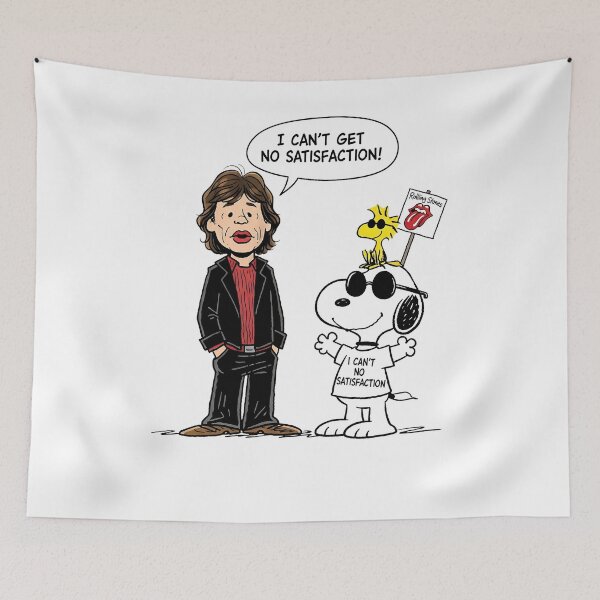 Item preview, Mick Jagger x Snoopy I Can't Get No Satisfaction designed and sold by Peggy D Schafer.