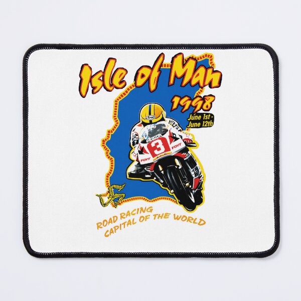 Item preview, Isle of Man Mountain Course Vintage 1998 style Road Racing designed and sold by manxmotorcycles.