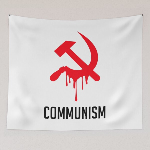 Item preview, Bloody Communism — Hammer and Sickle Illustration designed and sold by JacekKita.