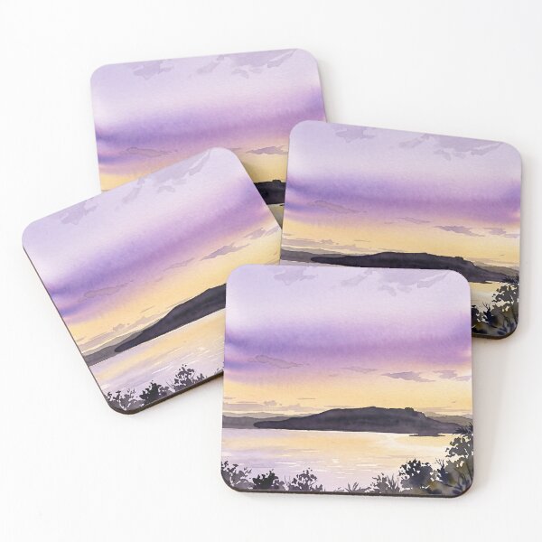 Item preview, Hamilton Island Sunset, Australia — Watercolour Style designed and sold by InkAndLatitude.