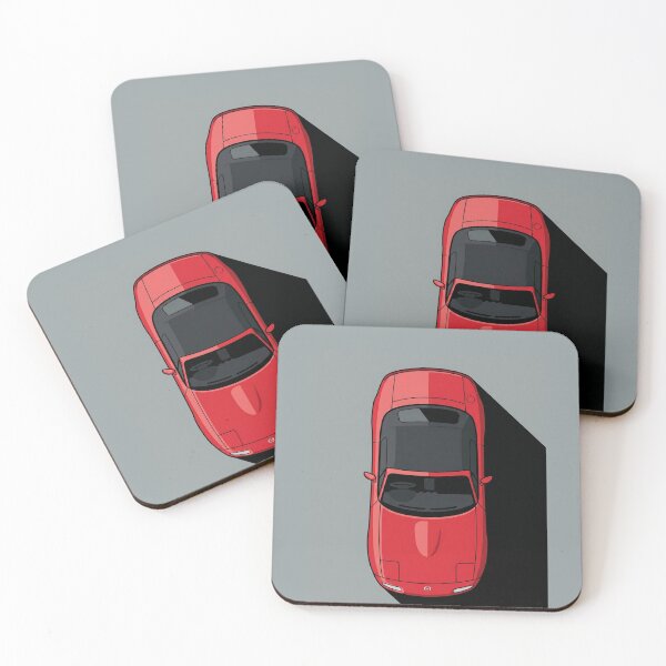 Item preview, Classic Mazda Miata MX5 NA Roadster Top View Vector Illustration designed and sold by Motorline44.