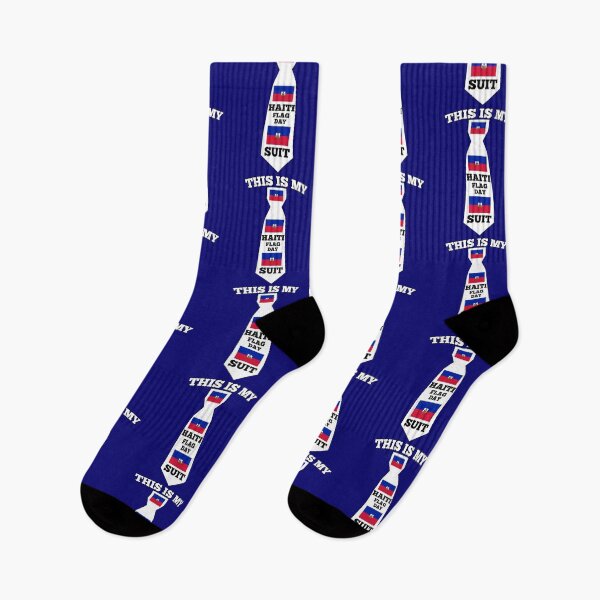 Item preview, This Is My Haiti Flag Day Suit designed and sold by SharpThreadZ.