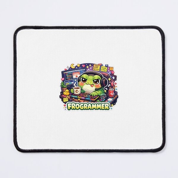 Item preview, Frogrammer Cute Frog Programmer Coding Sticker designed and sold by Cozy404Lab.