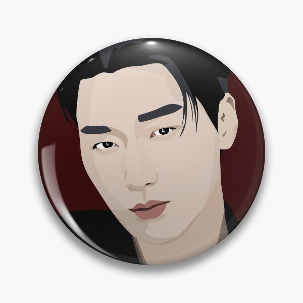 Item preview, San Ateez in a stunning digital art vector portrait designed and sold by Aome22.