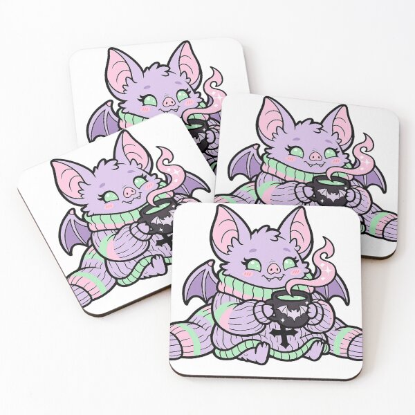 Item preview, Pastel Goth Cozy Sweater Bat Tea Mug designed and sold by krish-prints.