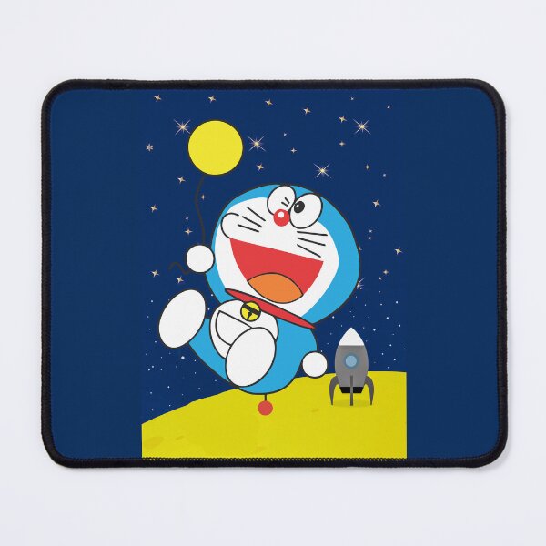 Item preview, Cute Blue Robot Cat Space Adventure Kids Cartoon Design designed and sold by ArtsyExplorer.