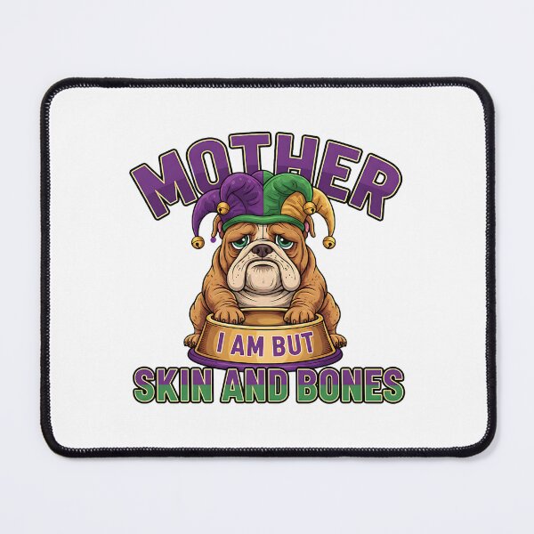 Item preview, fat lazy bulldog meme mardi gras funny dog design designed and sold by ArtDesignTp.