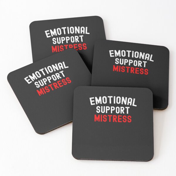 Item preview, Emotional Support Mistress Cute Submissive Saying designed and sold by SharpThreadZ.
