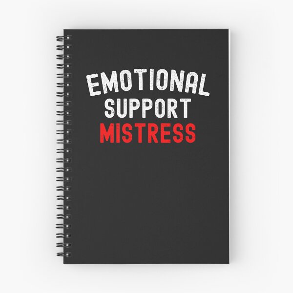 Item preview, Emotional Support Mistress Cute Submissive Saying designed and sold by SharpThreadZ.