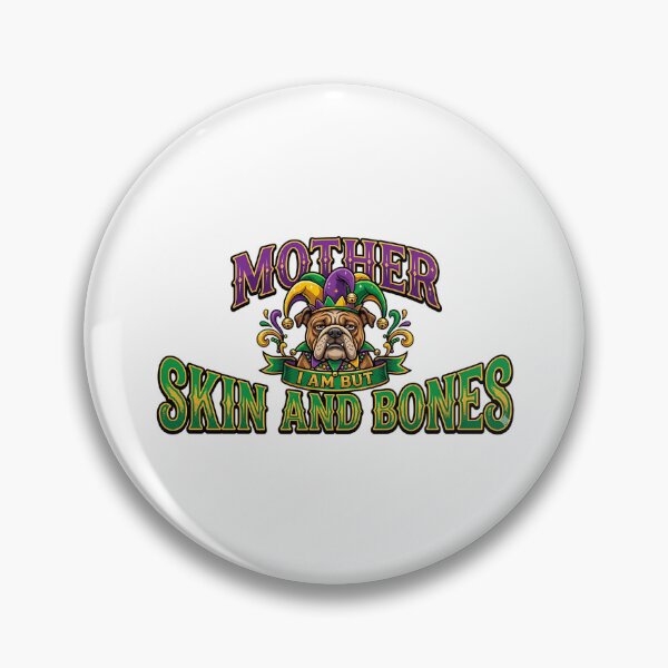 Item preview, funny chonky bulldog mardi gras lazy dog meme art designed and sold by ArtDesignTp.