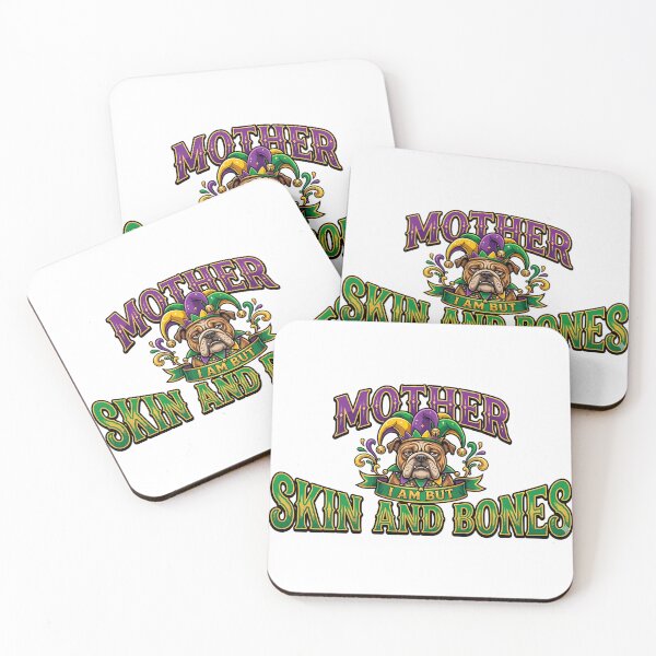 Item preview, funny chonky bulldog mardi gras lazy dog meme art designed and sold by ArtDesignTp.