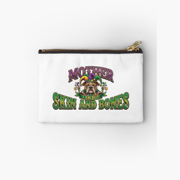 Item preview, funny chonky bulldog mardi gras lazy dog meme art designed and sold by ArtDesignTp.