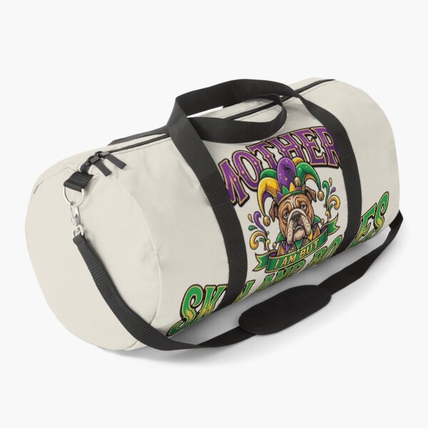Item preview, funny chonky bulldog mardi gras lazy dog meme art designed and sold by ArtDesignTp.