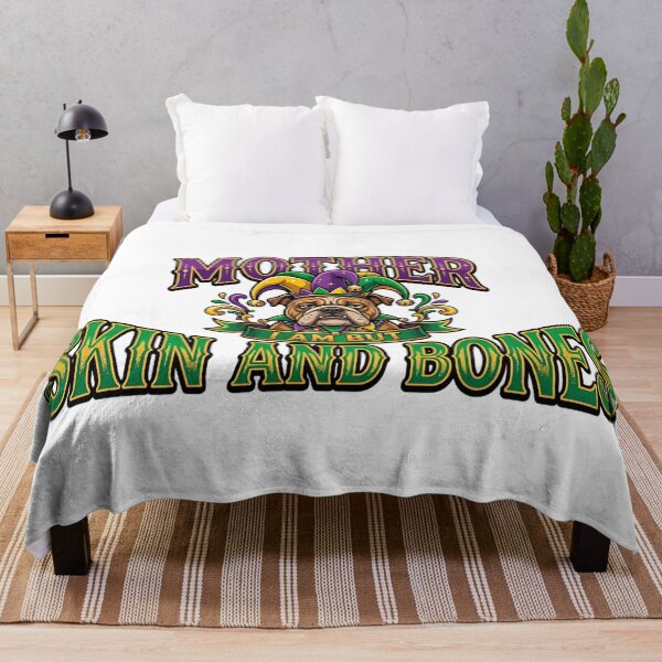 Item preview, funny chonky bulldog mardi gras lazy dog meme art designed and sold by ArtDesignTp.