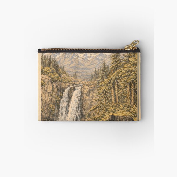 Item preview, Olympic National Park Vintage Travel Poster | Washington Wilderness Wall Art designed and sold by LinePlatePress.