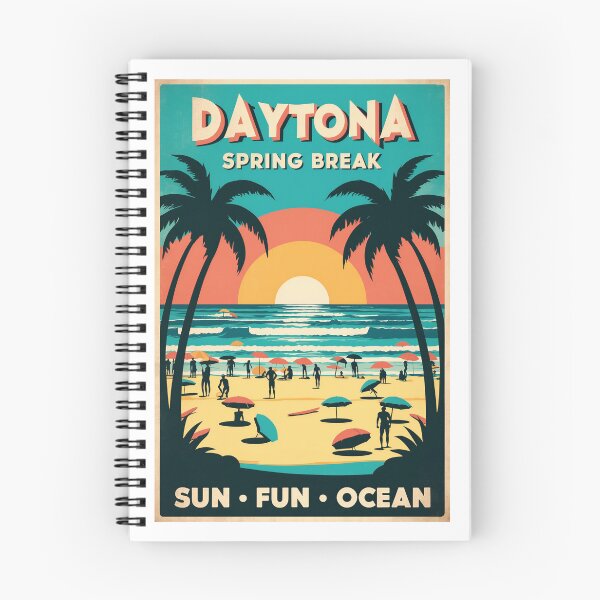 Item preview, Daytona Spring Break Retro Sunset Design designed and sold by bobparduephoto.