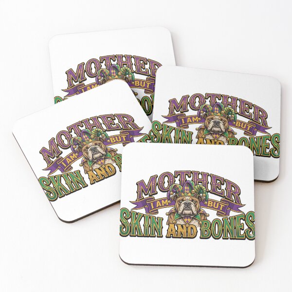 Item preview, lazy bulldog meme funny fat dog mardi gras art designed and sold by ArtDesignTp.