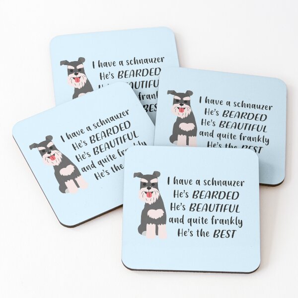 Item preview, Bearded Beautiful Schnauzer - Schnauzer Dad Gift designed and sold by Petensity.