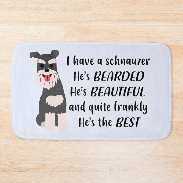 Item preview, Bearded Beautiful Schnauzer - Schnauzer Dad Gift designed and sold by Petensity.