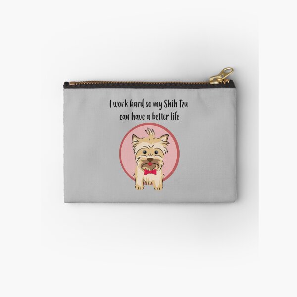 Aperçu de l'œuvre Je travaille pour que mon Shih Tzu ait une vie meilleure - Cadeau humoristique créée et vendue par Petensity.