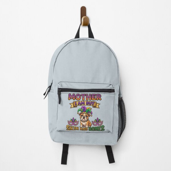 Item preview, chubby bulldog meme mardi gras funny lazy dog art designed and sold by ArtDesignTp.