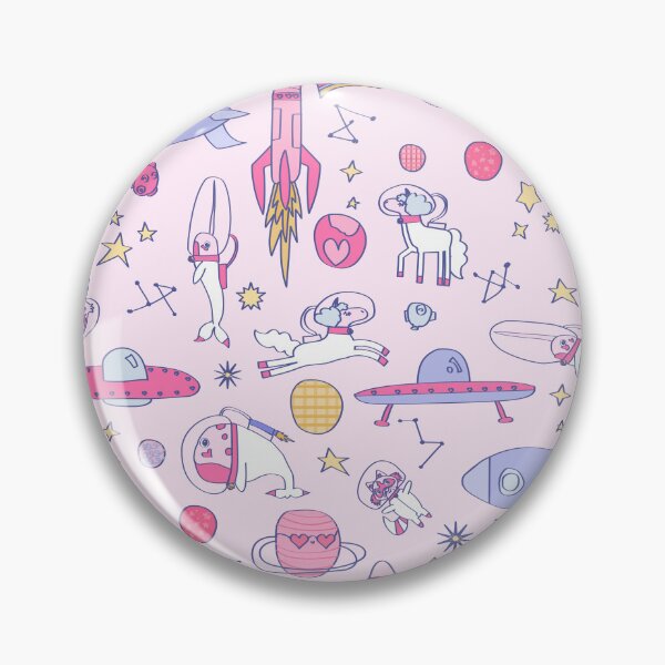 Item preview, astronaut Narwhal Raccoon Unicorn ufo sci-fi spaceship designed and sold by Gossip Rag.