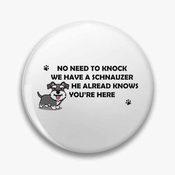 Item preview, Schnauzer Always on Duty - Funny Schnauzer Owner Gift designed and sold by Petensity.