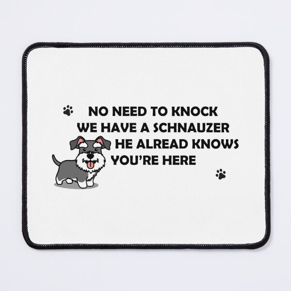 Item preview, Schnauzer Always on Duty - Funny Schnauzer Owner Gift designed and sold by Petensity.