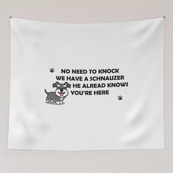 Item preview, Schnauzer Always on Duty - Funny Schnauzer Owner Gift designed and sold by Petensity.