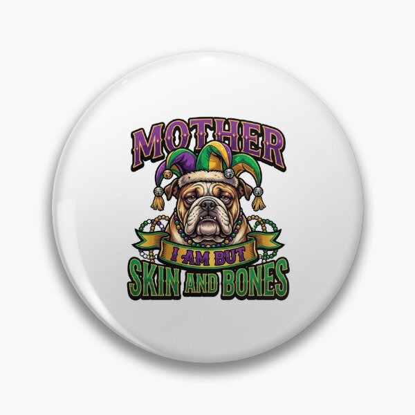 Item preview, fat bulldog meme funny lazy dog mardi gras design designed and sold by ArtDesignTp.