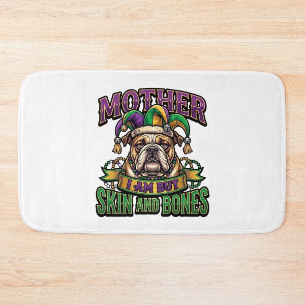 Item preview, fat bulldog meme funny lazy dog mardi gras design designed and sold by ArtDesignTp.
