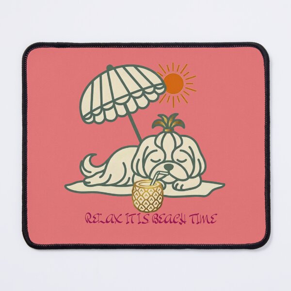 Item preview, Relaxing Shih Tzu Summer Vibes designed and sold by BLUESKY11a.