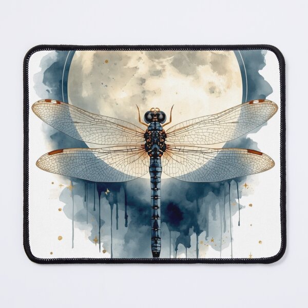 Item preview, Dragonfly Watercolor Art | Aesthetic Insect Illustration | Cottagecore Nature Print | Boho Wall Decor | Gift for Nature Lovers designed and sold by Biedroneczka.
