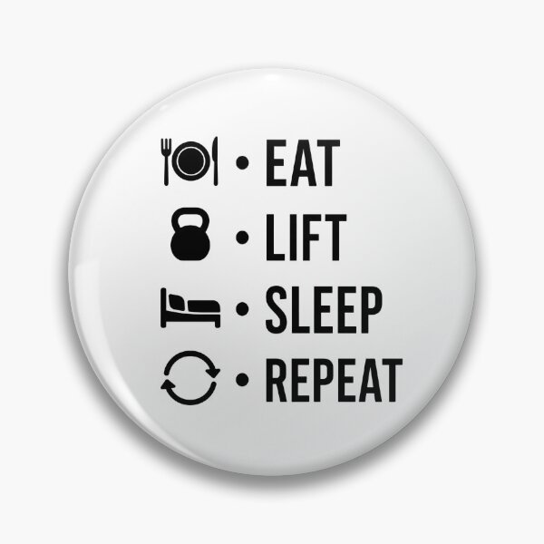 Item preview, Eat Lift Sleep Repeat designed and sold by INVITOARTE.