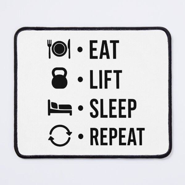 Item preview, Eat Lift Sleep Repeat designed and sold by INVITOARTE.